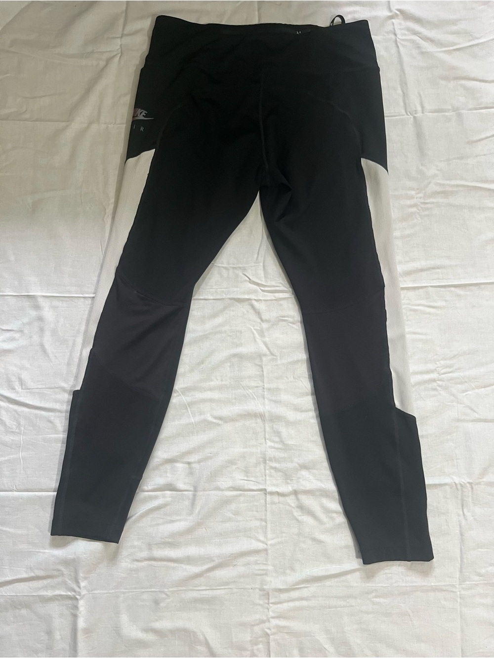 Kids Black and White Athletic Leggings - Unknown Brand
